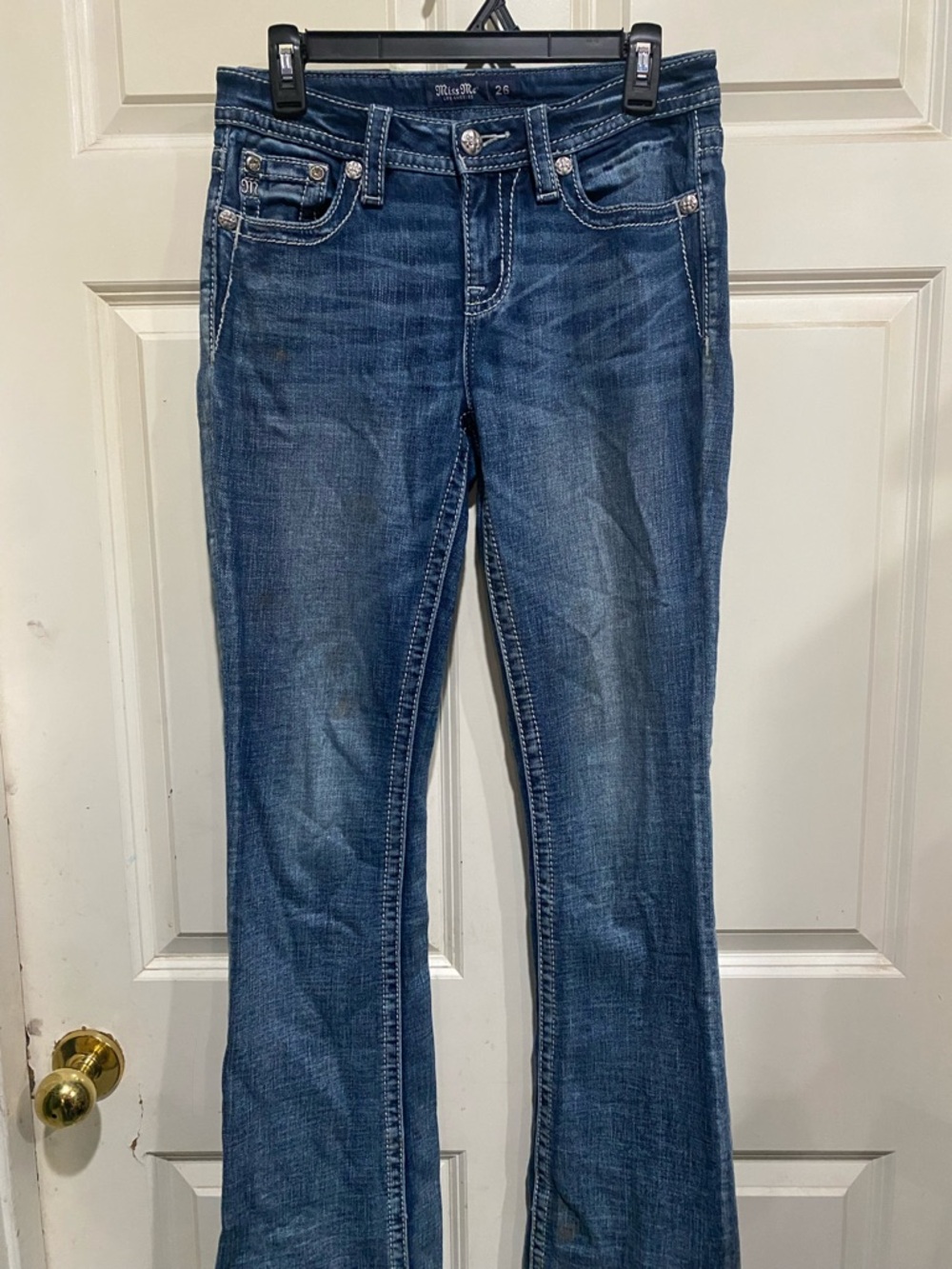 Miss Me Blue Flared Denim Jeans